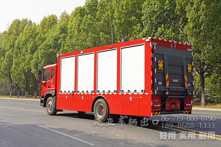 消防救援车 救援工程车 应急抢险车 多功能厢式车， 汛期排涝救险车， 应急电源车， 通讯抢修车， 专项救援车